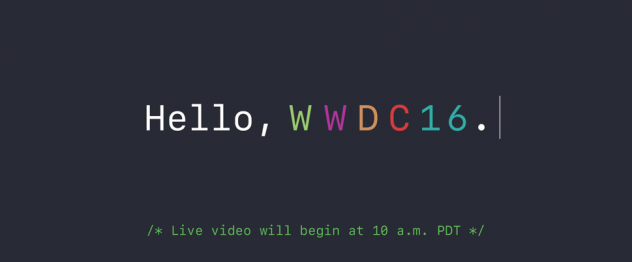 WWDC 2016 Keynote